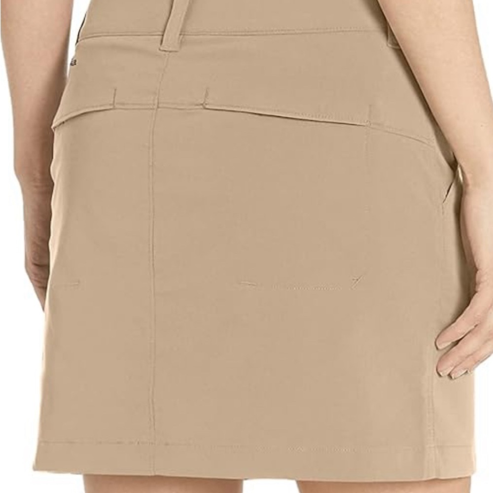 Columbia Trail Skort Women’s Size 12 OMNI-SHIELD fabric. Tan color. - Picture 2 of 15
